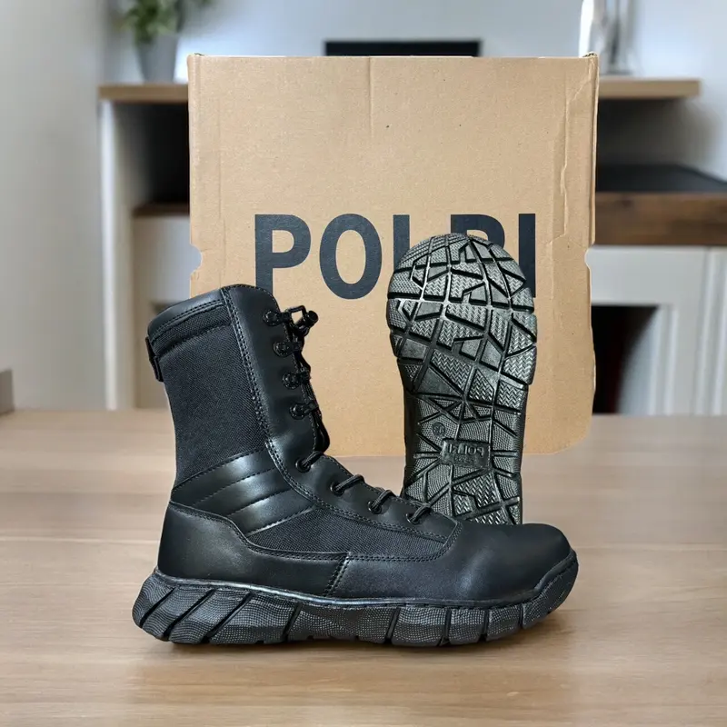 sepatu pdl jatah brimob resleting bahan kulit asli awet hingga bertahun 39