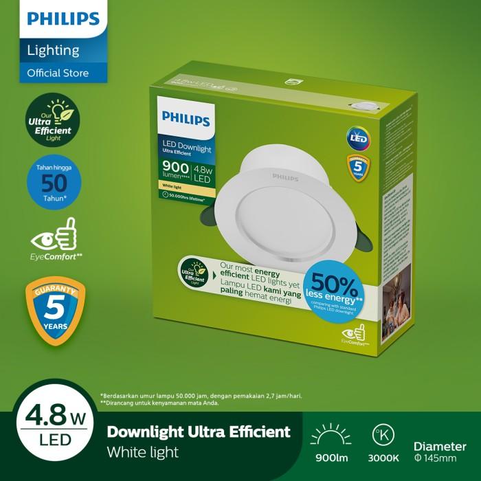 Gambar Philips Lampu Downlight Ultra Efficient 4.8W 30K Kuning dari Philips Lighting Indonesia Kota Administrasi Jakarta Utara Tokopedia