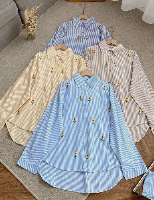 CEISA BLOUSE BORDIR KATUN SALUR ATASAN CASUAL BUSUI