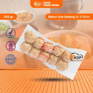 Bakso Urat Ukuran Sedang Isi 10 Butir Berat 550 Gram Food Frozen Makanan