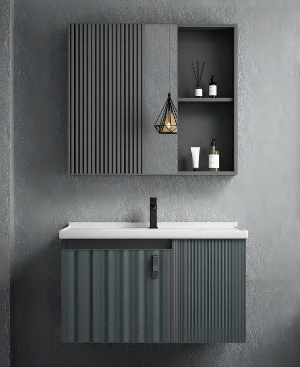 Product Introduction of SG /Stocks 60cm Aluminium Waterproof Basin Vanity Set/bathroom cabinet/toilet wash basin 26