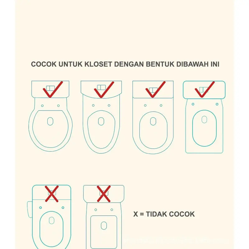 Toilet Training Anak Baby Potty Seat Closet Dudukan Kloset + Handle BPA FREE 6