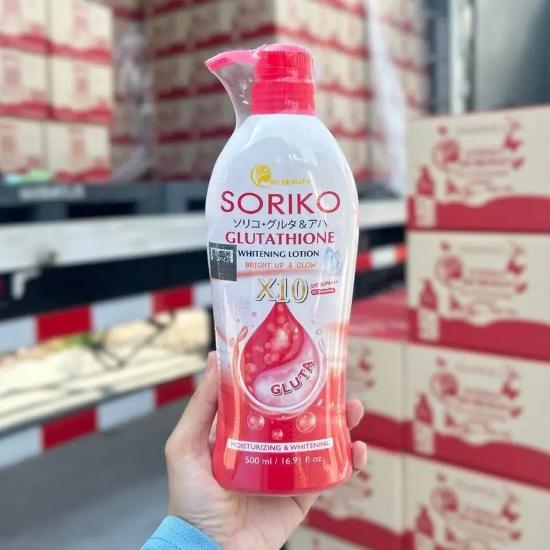 SORIKO GLUTATHIONE WHITENING LOTION w/ UV PROTECTION SPF 50+++ - TikTok Shop Philippines SORIKO GLUTATHIONE WHITENING LOTION w/ UV PROTECTION SPF 50+++ - TikTok Shop Philippines