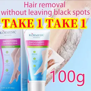 100ml Hair Removal Cream (Free Spatula) Krim Penghilang Bulu Penghilangan Rambut Dengan Cepat Krim Perontok Bulu Kemaluan Cream Penghilang Ketiak Waxing Tangan Kaki Mis V Perontok bulu permanen penghilang bulu ketiak penghilang bulu kaki lengan Cream
