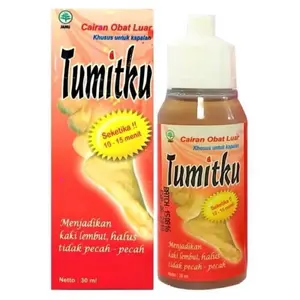 TUMITKU CAIRAN UNTUK TUMIT PECAH BPOM 30 ml - Obat Luar Khusus Kaki Lembut Halus Tidak Pecah Pecah