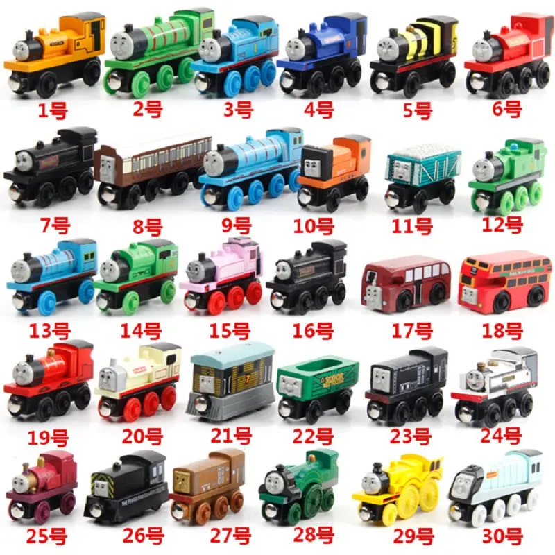 Đồ Chơi Tàu Lửa Đường Sắt Từ Tính Bằng Gỗ, Tàu Thomas Tender, Xe Lửa Xe Tải Trẻ Em, Quà Tặng, Thích Hợp Cho Trẻ Em Toy Pin