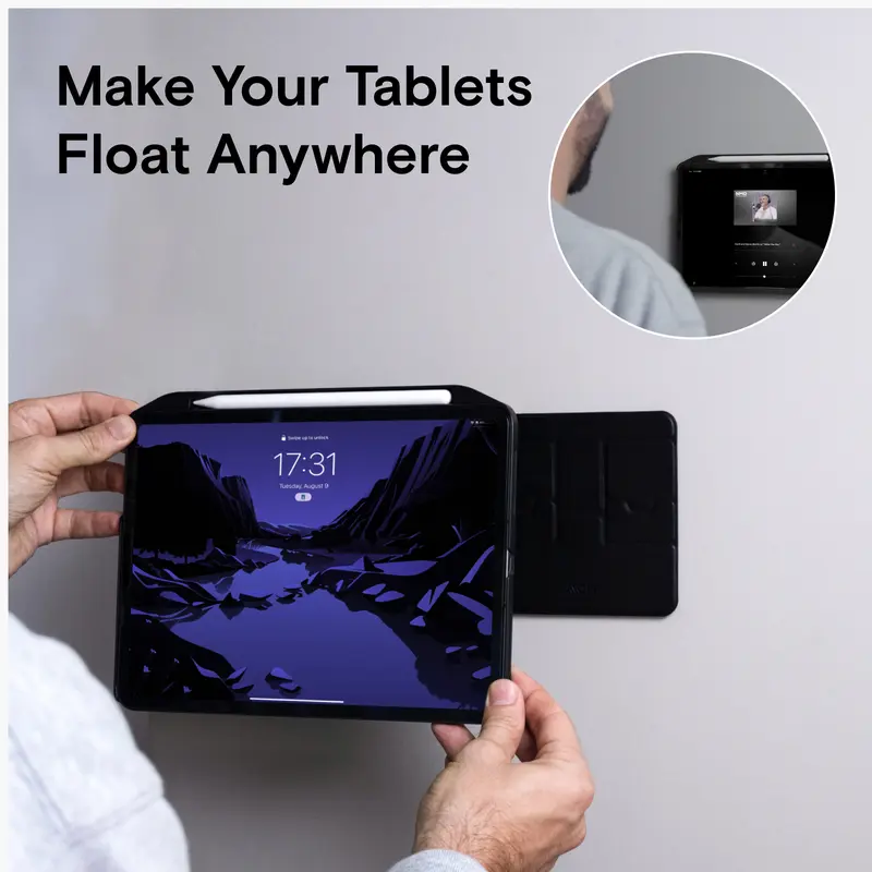 Ốp Có Nút Snap MOFT, Dành Cho iPad Pro 12.9 "(5), Tương Thích Với Bàn Phím Ma Thuật Và Kết Nối Từ Tính, Giá Đỡ Đa Năng, Có Ngăn Đựng Bút Chì 4