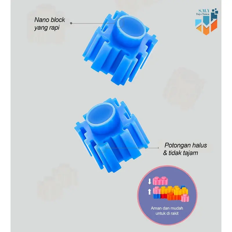 Nano Blocks CNY New Year Edition Medium 3D Model, Mainan Blok Susun, Blok Konstruksi DIY, Dekorasi Hiasan Karakter Animasi, hadiah Kado Anak 4