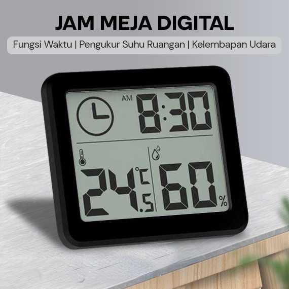 JGD Jam Digital Meja Dinding Thermometer Hygrometer Sensor - - Shop ...
