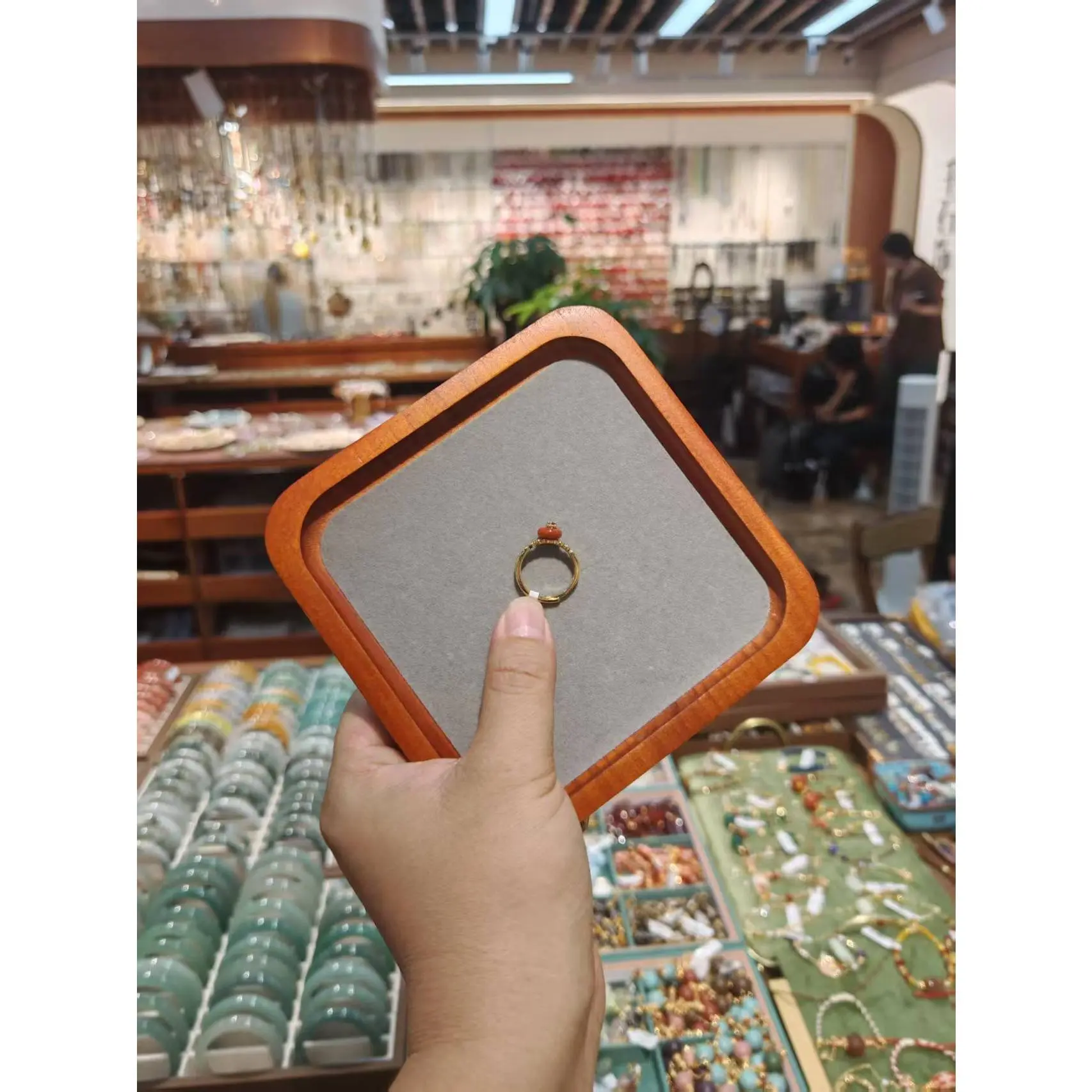 [LIVE ONLY] QS-242 Cincin Copper Dilapisi Emas Asli  High Quality