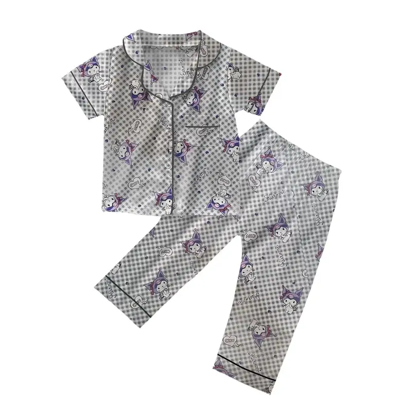 Baju Tidur Piyama Anak Perempuan 3-10 tahun/ Motip Terbaru BTS 21 1