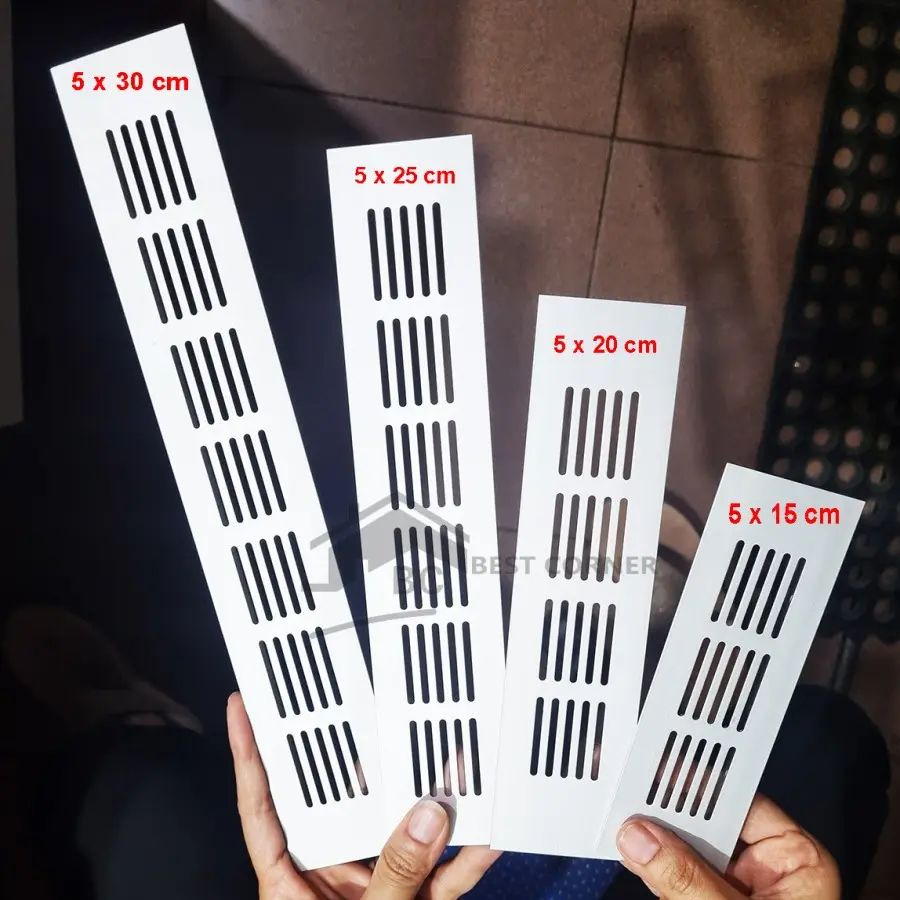 Lubang Hawa LEBAR 5 CM Aluminium / Lubang Angin / Saringan Udara