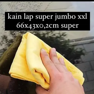 kain lap Jumbo XXL 66x43cm berserat tinggi