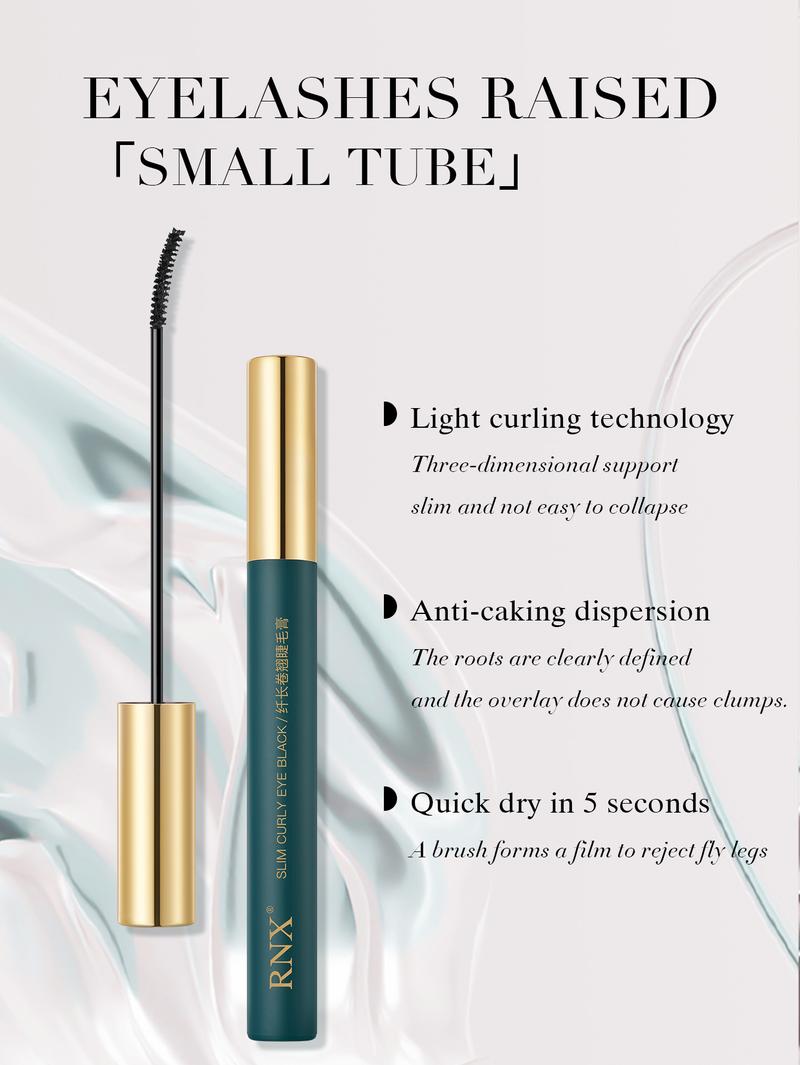 Product Introduction of Mini Brush Waterproof Mascara, Volumizing, Extending, Defining, Curling, Doubling, High Definition Mascara, Lengthened and Natural Looking Lashes, Black Brown Berry Blue four colors available 3