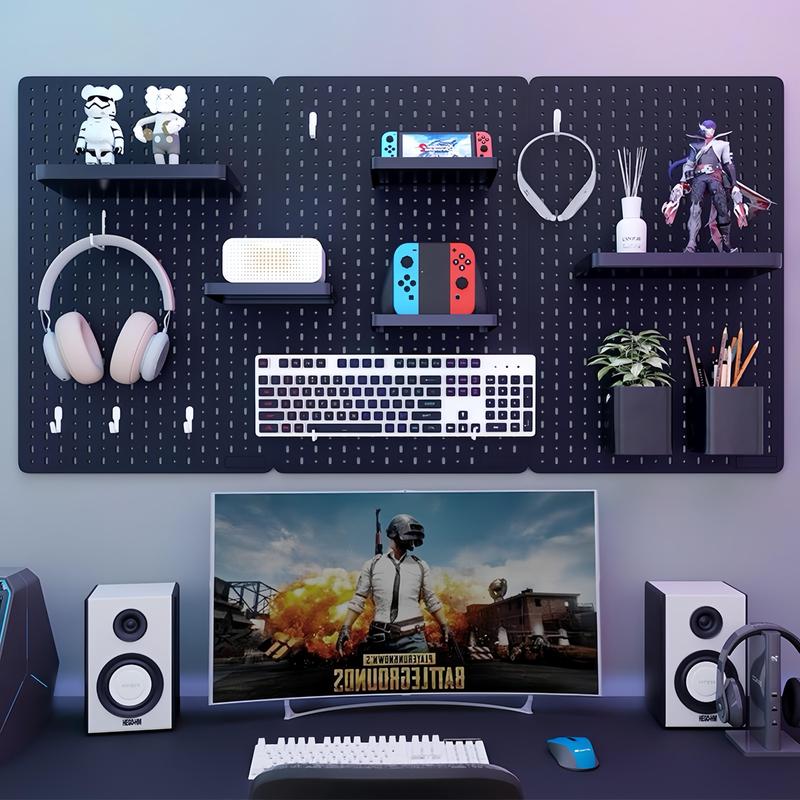 Bảng tổ chức lưu trữ bảng Pegboard, giá treo tường, bảng Sắp Xếp phụ kiện