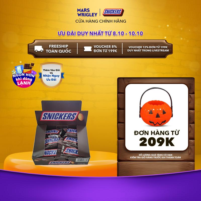 Hộp Kẹo Socola Snickers 240g (12 thanh x 20g)