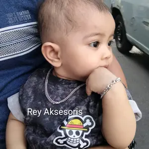 Set Kalung dan Gelang Rantai Anak-Anak dan Bayi Lengkap