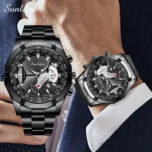 【003 Harga telah diganti, cepat beli】Sunlifex Jam Tangan Pria Kemewahan Mode Kuarsa Jam Anti Air Tali Stainless Steel Jam Tangan Cowok SL9094 【003 Harga telah diganti, cepat beli】Sunlifex Jam Tangan Pria Kemewahan Mode Kuarsa Jam Anti Air Tali Stainless Steel Jam Tangan Cowok SL9094
