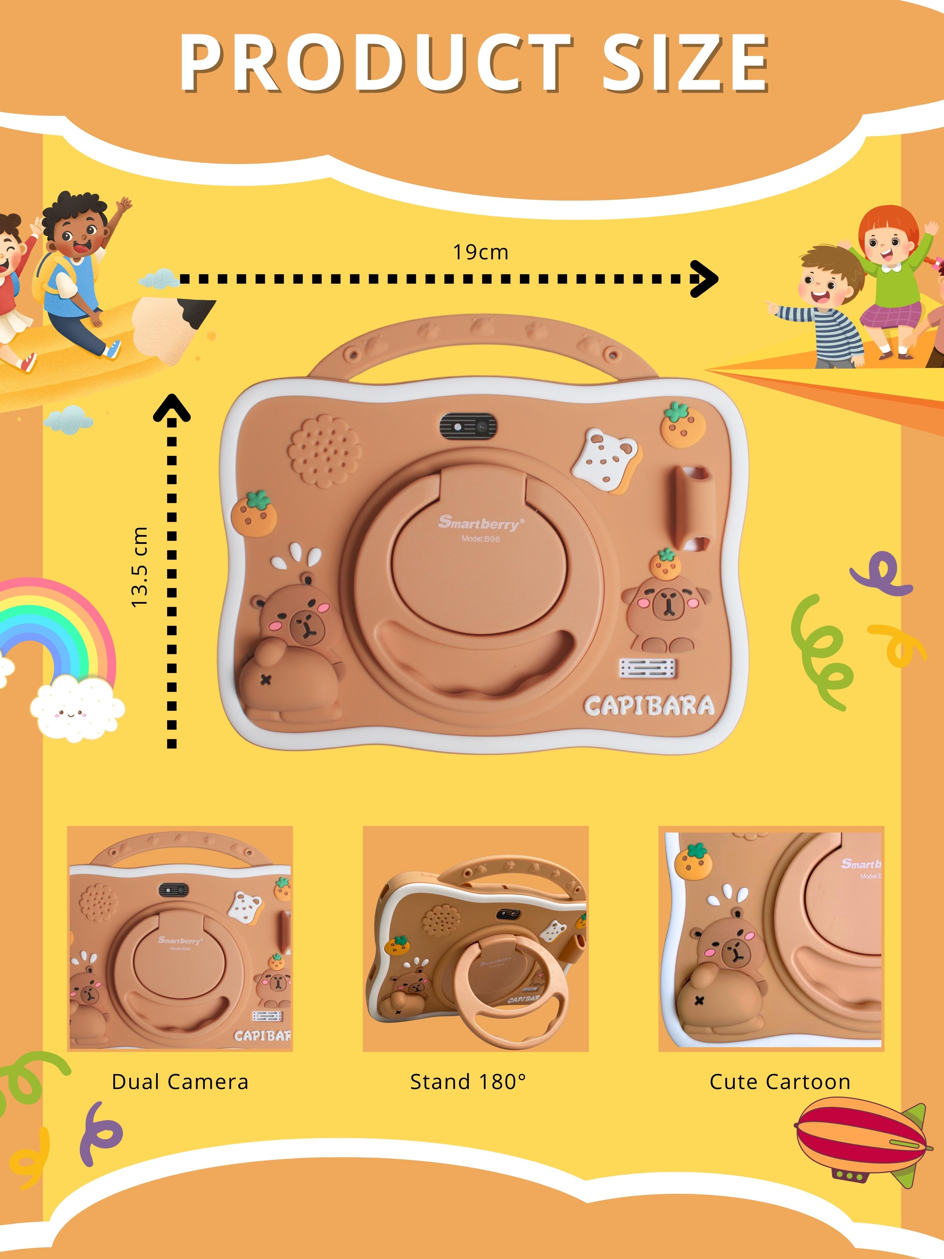 SMARTBERRY Kids Study Tab B96 - Tablet Anak Android 4/128GB 7 Inch 2 Kamera Bluetooth Wifi Layar Jernih Aman untuk Belajar dan Bermain SMARTBERRY Kids Study Tab B96 - Tablet Anak Android 4/128GB 7 Inch 2 Kamera Bluetooth Wifi Layar Jernih Aman untuk Belajar dan Bermain