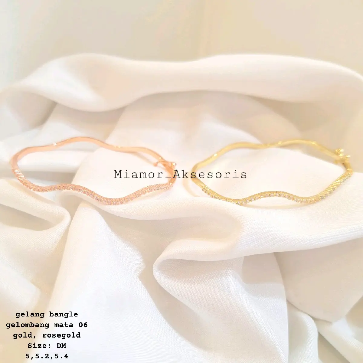 Gelang Bracelets Gelombang mata Aksesoris