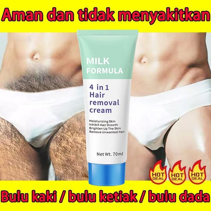 [BPOM]4in1 Hair Removal Cream + Bright & Smooth Axillary Cream Brightening Cream Underarm Glowing-cream perontok bulu-cream pencabut bulu ketiak-cream perontok bulu kemaluan-Perontok bulu miss v-Pengh