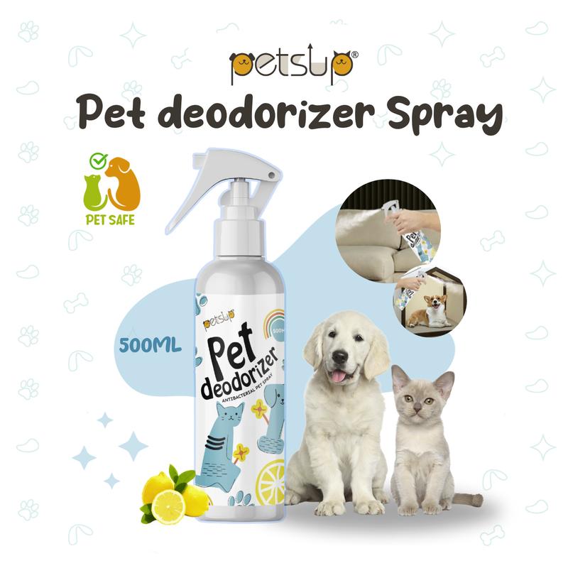 Petsup 500ML Deodorant Spray Kucing Anjing Stain Urine and Odour ...