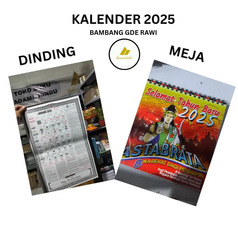 Kalender Dinding Dan Meja Bali Bambang Gde Rawi 2025 0