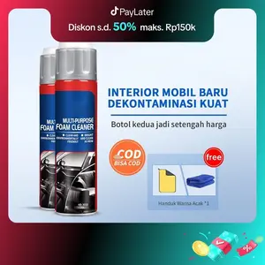 【Beli Satu Gratis Satu】 Pembersih interior multifungsi / pembersih busa ajaib untuk interior mobil, sepeda motor, sepatu, sofa / 2botol* 650ml