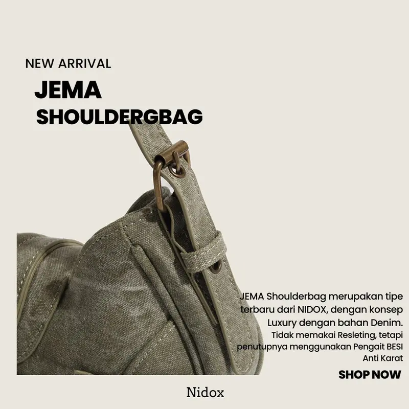 Nidox - JEMA Shoulderbag Denim 4