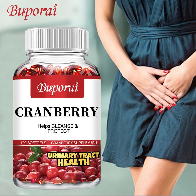 Product Introduction of Buporai - Ekstrak Cranberry 500MG dan Suplemen Softgel Cranberry - Mengandung Vitamin C - Membersihkan Saluran Kemih - Menjaga Kesehatan Sistem Kemih - Bebas Gluten - Bebas Ragi - Non-GMO 11