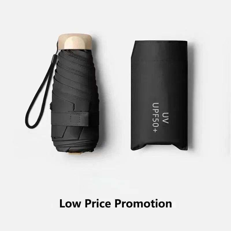 Ô Che Nắng, Kích Thước Nhỏ, Chất Liệu Vinyl, Gấp Gọn, Chống Tia Cực Tím, Thích Hợp Cho Mùa Hè, Ô Che Nắng, Viên Nang Dù Che Nắng, Kích Thước Bỏ Túi