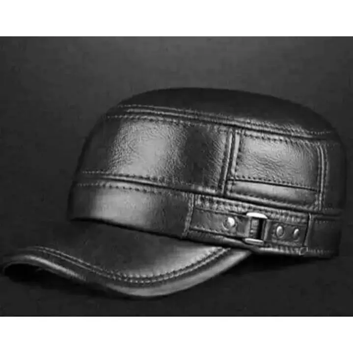 TOPI PRIA KULIT ASLI TOPI KOMANDO TERLARIS 3