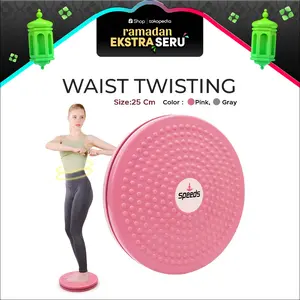 SPEEDS Waist Twisting Alat Olahraga Putar 360° Portabel Ringan 041-1