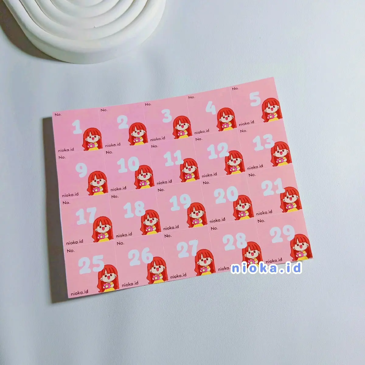 STIKER SAVING ALBUM menabung metode 1 - 120 . 1 - 240