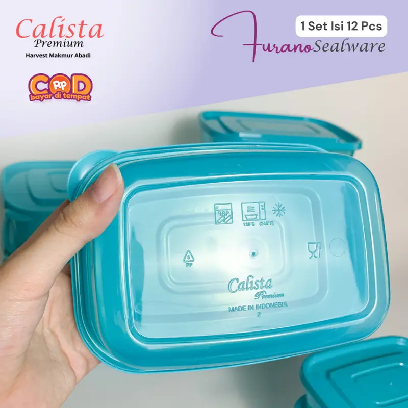 [CALISTA] OITA SET 20 PCS FOOD CONTAINER TOPLES PLASTIK CALISTA OITA SET ISI 20PCS TEMPAT PENYIMPANAN MAKANAN DI KULKAS FOOD PREPARATION 6