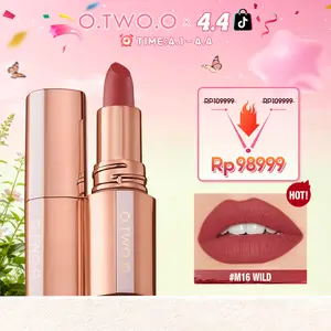 【LIVE】O.TWO.O Long-lasting (Need to Wait For Drying)Velvety Mist Texture Lock-in Makeup Technology Misty Kiss Lock Color Matte Lipstick Kosmetik Glaze