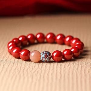 Gelang Tangan Teratai, Gelang Labu Pasir Emas Ungu, Gelang Bulatan Tunggal, Pasir Diraja, Sumber Cinnabar Bangles Bracelets Jewelry