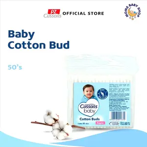MOMS_ Cussons Baby Cotton Buds 50's Reguler PEMBERSIH TELINGA / KUPING BAYI