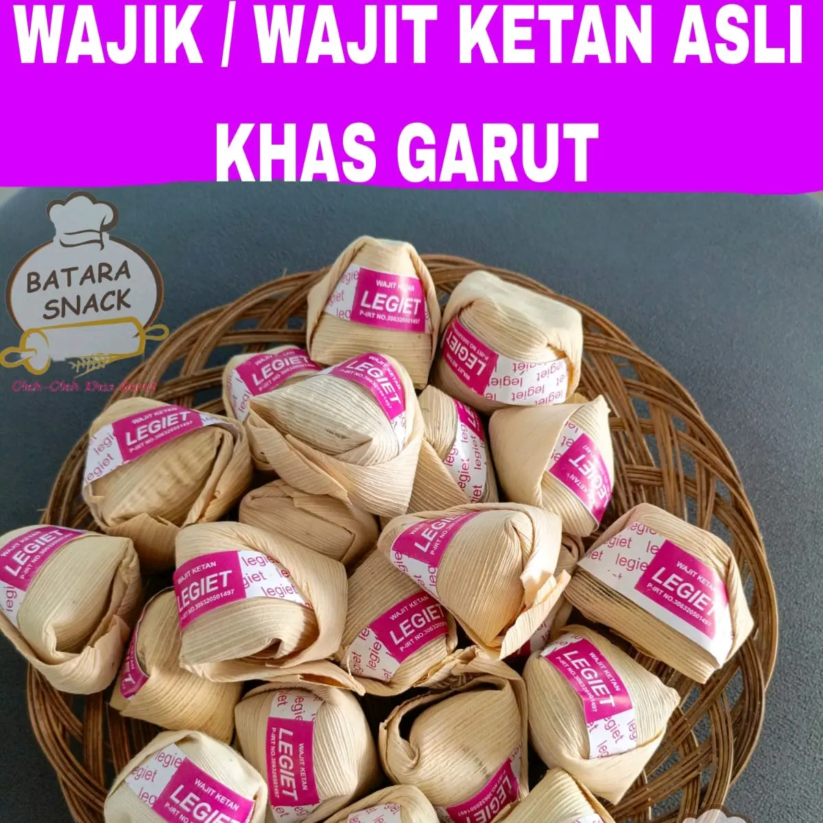 WAJIK WAJIT KETAN KHAS GARUT 1 KILOGRAM dodol wajit garut ketan asli oleh oleh khas garut wajit legit teman ngopi ngeteh permen