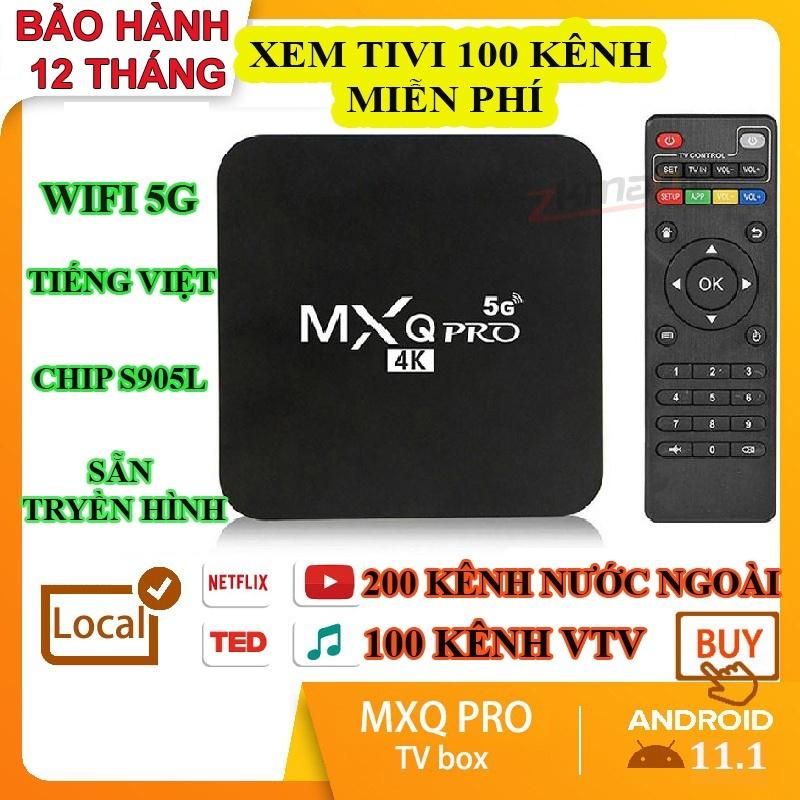 Android TV Box Ram 16+256GB Smart Tivi Box 4K Wifi 5G Android 11 Xem Truyền Hình Youtube