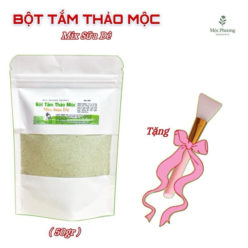   Gói 50gr  BỘT TẮM THẢO MỘC MỘC PHƯƠNG ORGANIC 