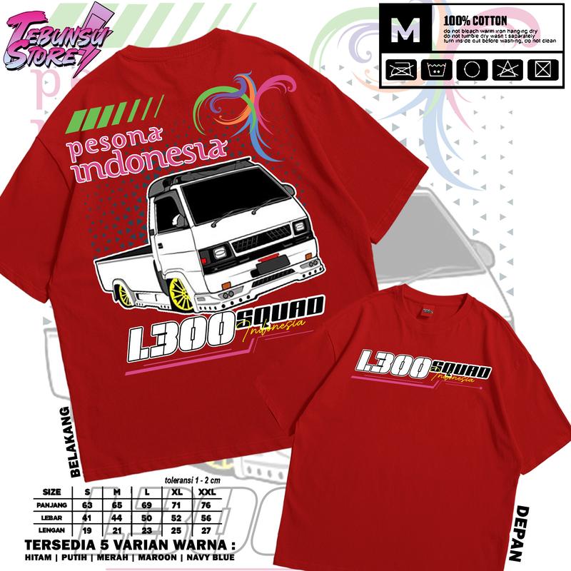 KAOS L300 SQUAD / VOL 02 / KAOS KEREN PICKUP / BAHAN CATTON COMBED 30S SABLON PLASTISOL / DTF / T-SHIRT DISTRO PRIA DAN WANITA / FREE ONGKIR / BAJU SANTAI / KAOS OBLONG / ATASAN PRIA / MOTIF VECTOR / BISA COD 3