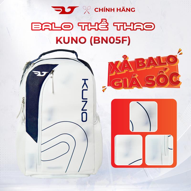 KUNO BN05F Balo Nam Nữ Chất Liệu Da PU Cao Cấp, Chống Thấm Nước Đựng Giày, Vợt Cầu Lông, Pickleball, Tennis