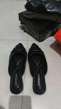 Product Review of Sandal Wanita Bustong Teplek Kotak Cantik Shoes Sendal Cewek from A**r 1