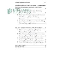 Gambar Konsep dan Implementasi E-Government: Perwujudan Pelayanan Publik yang Demokratis - Dr. Sutrisman Basir, S.Sos., M.I.Kom., Dr. Syamsiar, S.Sos., M.Si. dari bintangsemestabook Kab. Sleman 5 Tokopedia