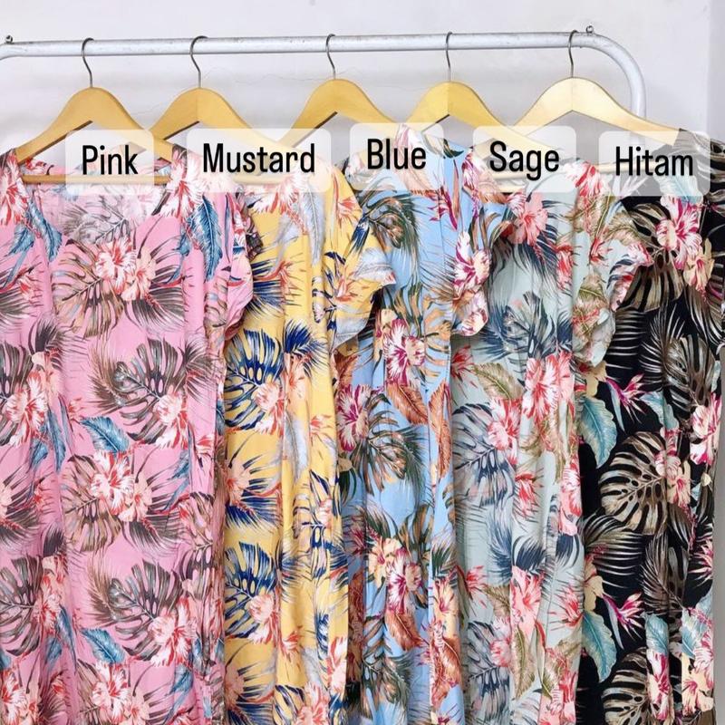 PAKET USAHA DASTER PAYUNG RAYON PREMIUM ISI 10pcs Dress Midi 2