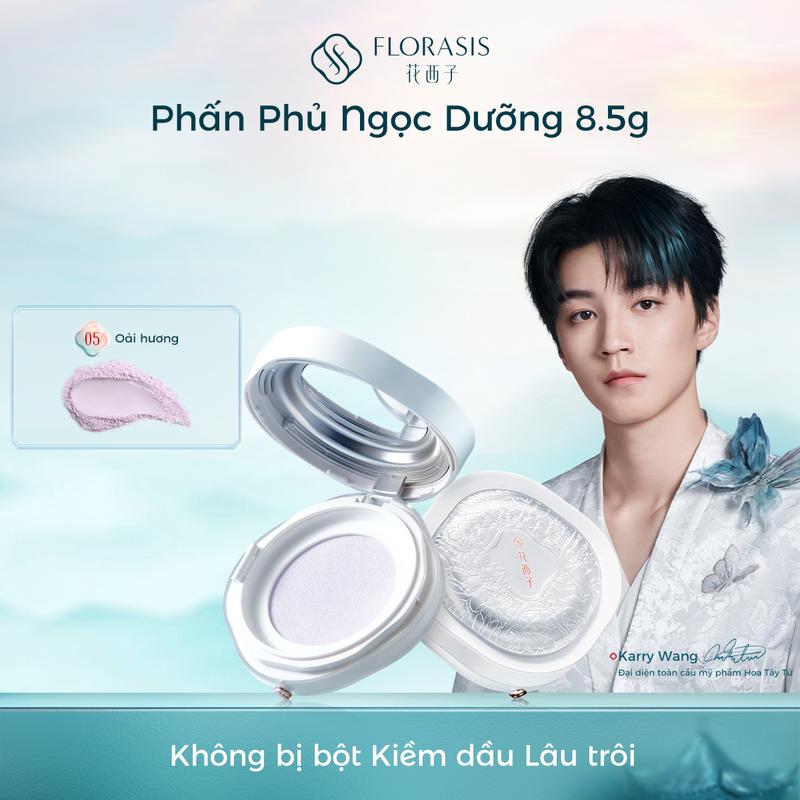 Hoa Tây Tử Phấn Phủ Ngọc Dưỡng & Phấn Phủ Nhẹ Tênh Cổ Điển 8.5g Florasis