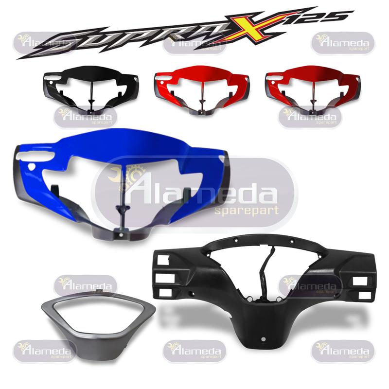 Batok Totok Depan Belakang Supra X 125 Lama 2005-2007 Warna Lengkap Hitam Merah Maroon Biru Silver 2