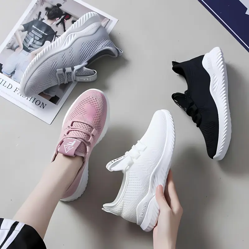 [ COD ] - Sepatu Sneakers Wanita Termurah 100% Sepatu Cewek WR 60 Shoes Olahraga Casual Sport sepatu bawah Wanita