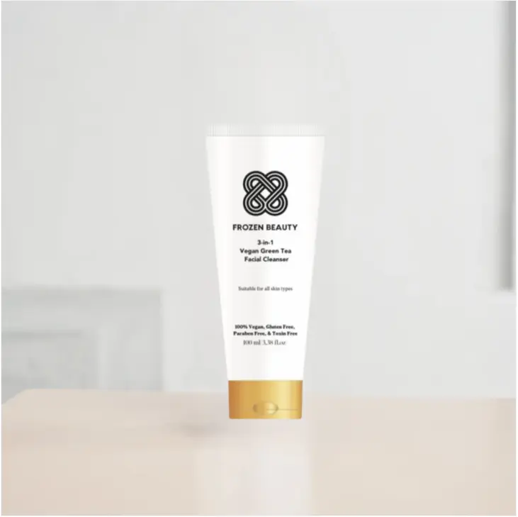 [Frozen Beauty] 3 in 1 Vegan Green Tea Facial Cleanser